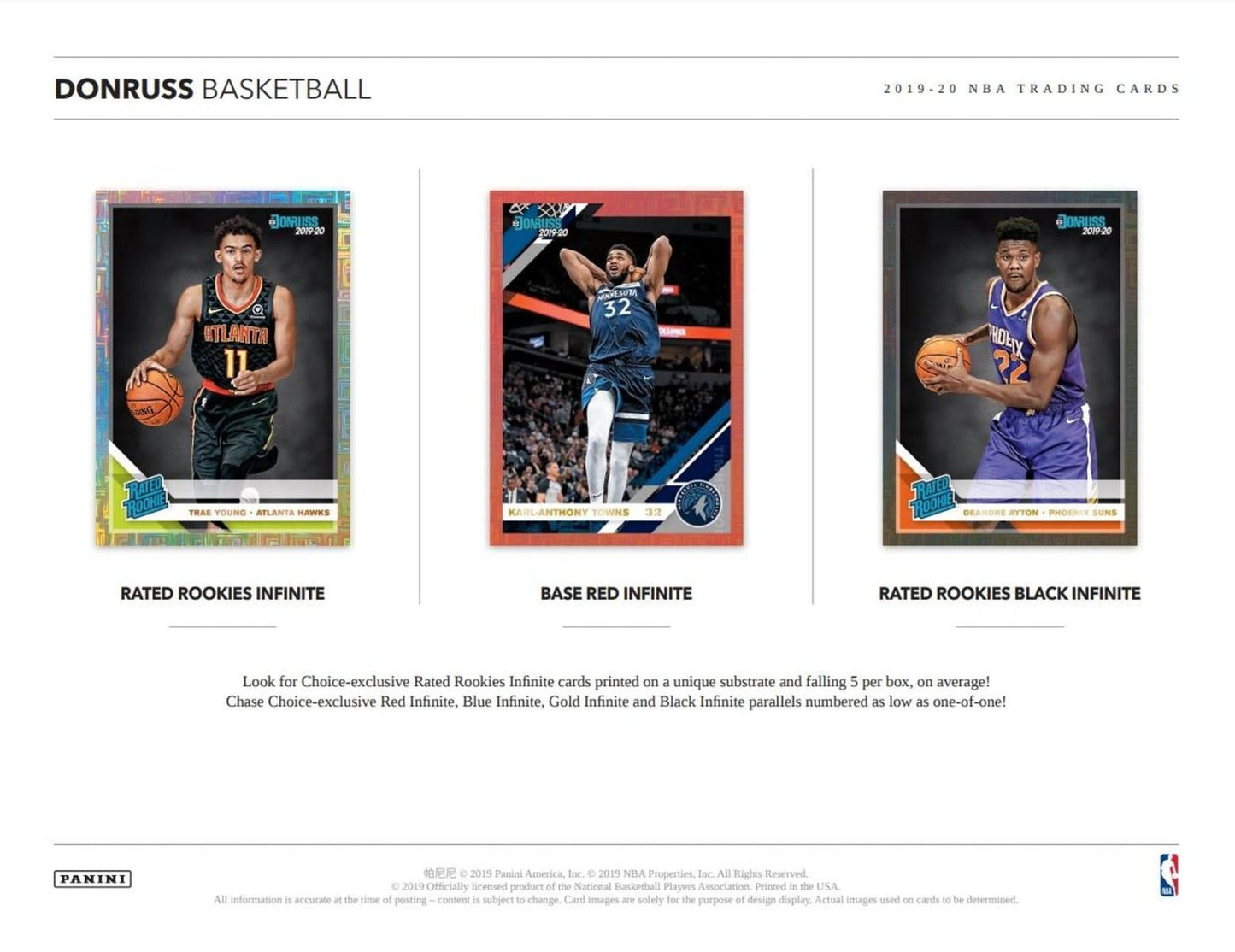 2019-20 Panini Donruss Choice Basketball Hobby (Box)