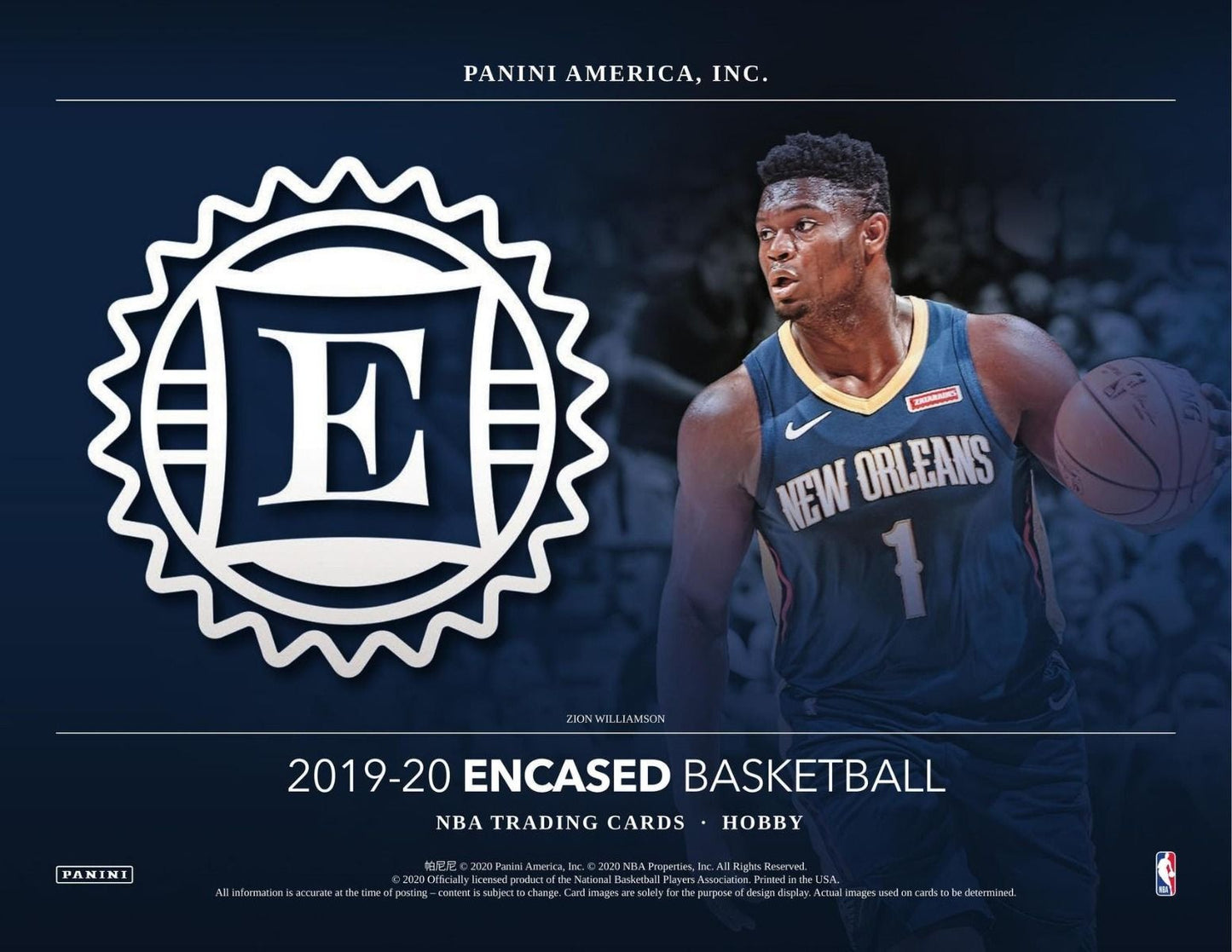 2019-20 Panini Encased FOTL 1st off the Line Basketball Hobby (Box)