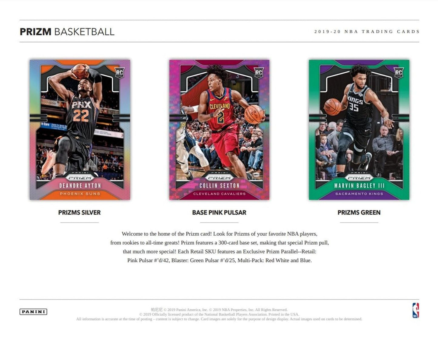 2019-20 Panini Prizm Basketball Multi-Pack Cello (Box)
