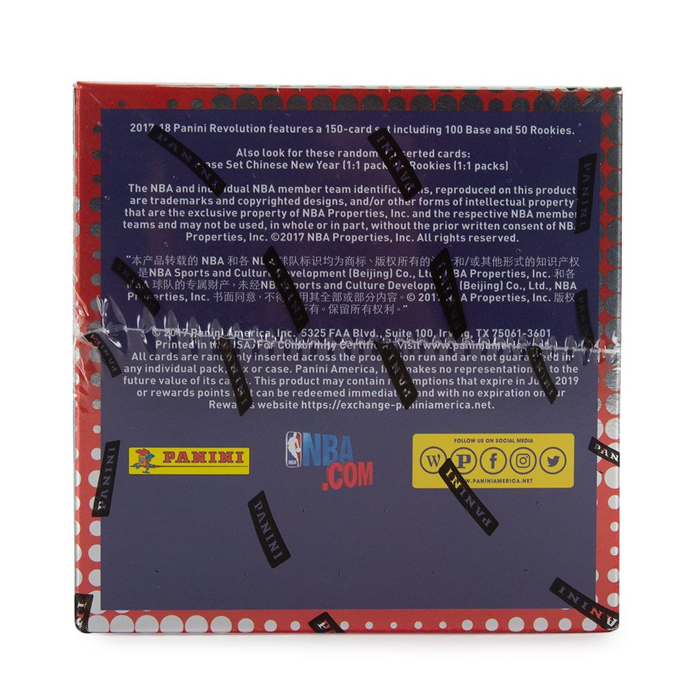 2017-18 Panini Revolution Chinese New Year Basketball Hobby (Box)