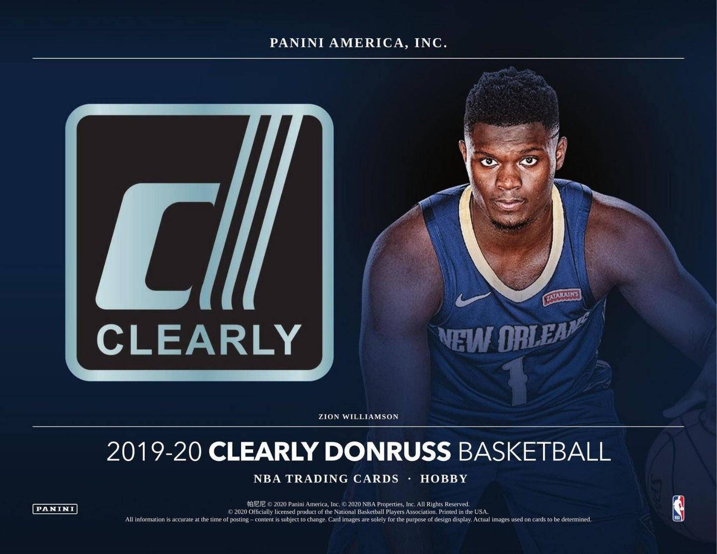 2019-20 Panini Clearly Donruss Basketball Hobby (Box)