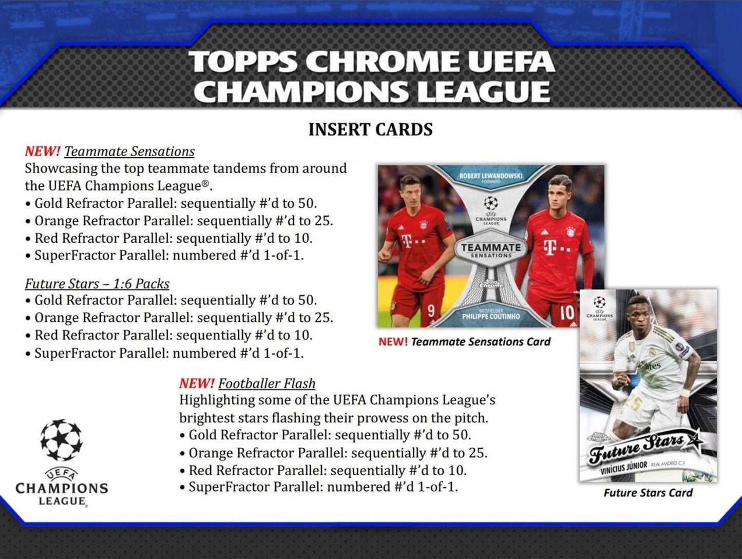 2019-20 Topps Chrome UEFA Champions Soccer Hobby (Box)