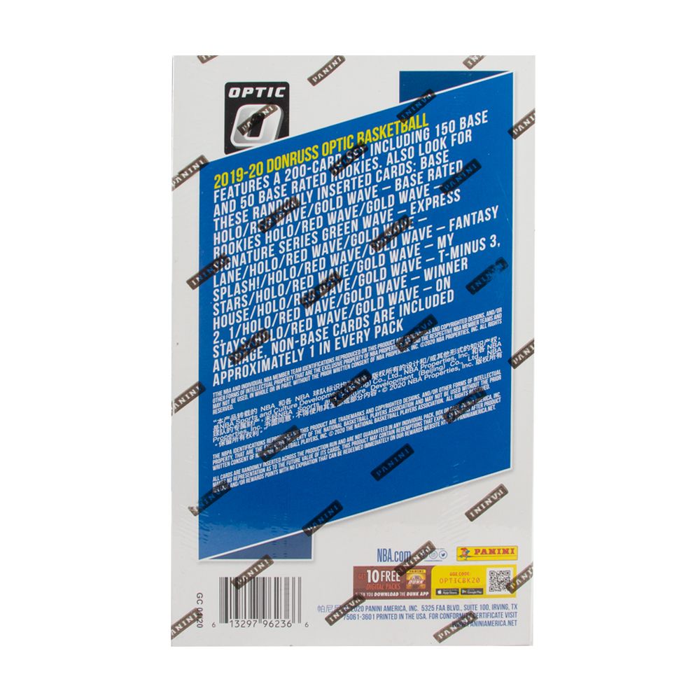 2019-20 Panini Donruss Optic TMall Edition Basketball Hobby (Box)
