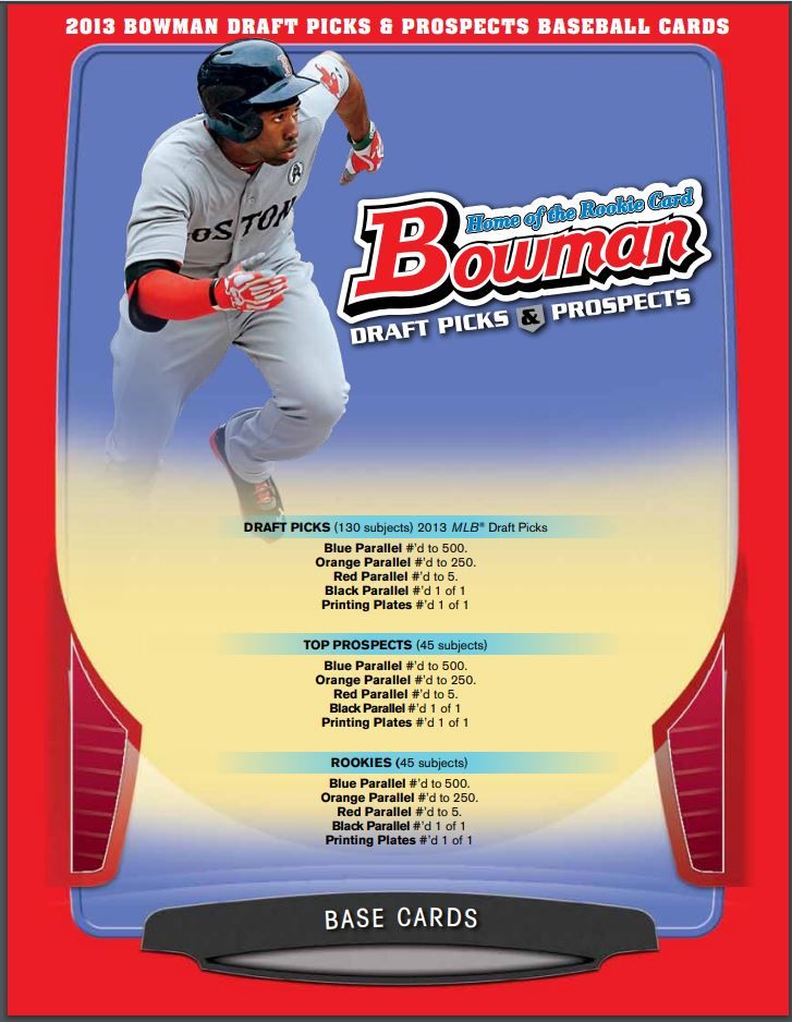 2013 Bowman Draft Picks & Prospects Baseball Hobby (Box)