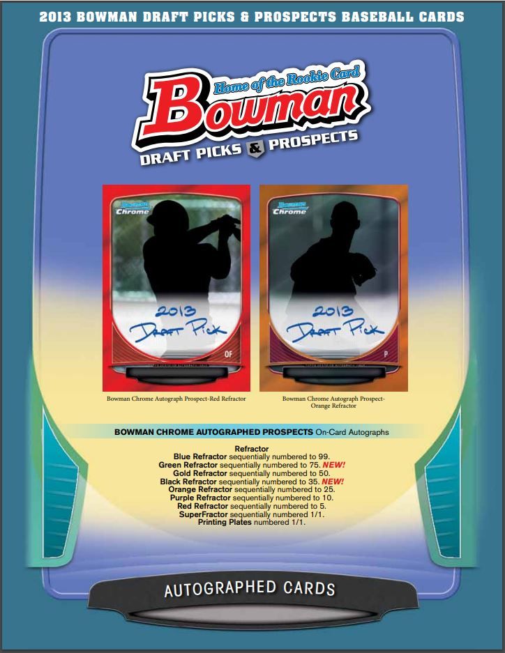 2013 Bowman Draft Picks & Prospects Baseball Hobby (Box)