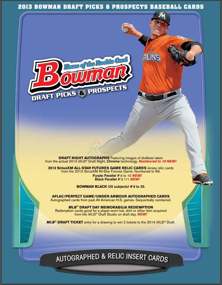 2013 Bowman Draft Picks & Prospects Baseball Hobby (Box)